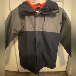 Navy blue and gray Children’s Place ski coat
